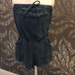 American Apparel Strapless Terry Shortset. Sz M.
